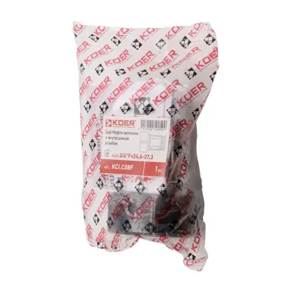 Муфта затискна з внутрішньою різьбою Koer KCI.C08F - 3/4"Fx24,6-27,3 (KR5905) — Photo 1
