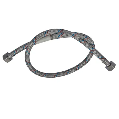 Гнучкий шланг для підключення води гайка 1/2'' - гайка 1/2'' (180 см) Zerix (ZX1557)