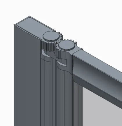 Шторки скляні на ванну складні Koer SR BS07-80x140-TR-01 прозоре скло Easy Clean 4мм, хром (KR5948) — Photo 3