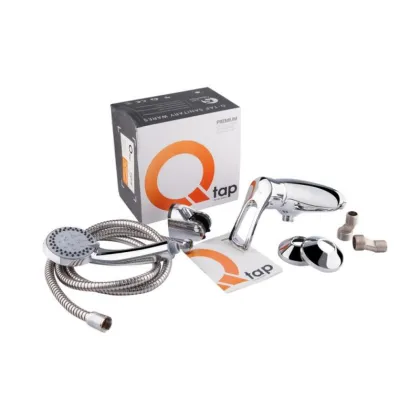 Змішувач для душу Qtap Hansberg (з душовим гарнітуром) QTHANCRM010 Chrome — Photo 3