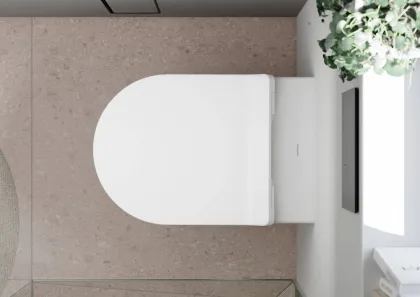 ELU PURA S унітаз підвісний 54*36,6см AquaHelix Flush, в комплекте з сиденням Slim з функцією SoftClose and QuickRelease — Photo 6