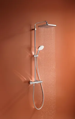 Душова система з термостатом для настінного монтажу Grohe Tempesta System 250 Cube (26689001) — Photo 11