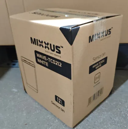 Відро для сміття сенсорне прямокутне Mixxus Wave-TC0212 White 12 л (колір білий) (MI8403) — Photo 7