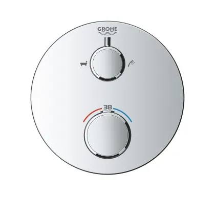 Термостат прихованого монтажу на 2 споживача Grohe Grohtherm Convent. Concealed (24077000) — Photo 3