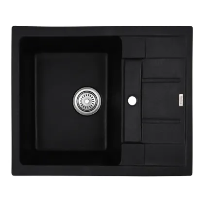 Мийка кухонна Haiba HB8210-G226 Black 620x500x200 (HB0983)