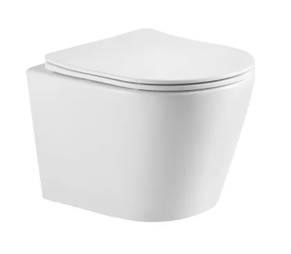 DOBRY унитаз подвесной (48,5*36*36,5 см, twist, сиденье duroplast)