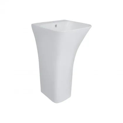 Раковина для підлоги моноблок Qtap Crow 450x435x835 White QT0511G315WN — Photo 2