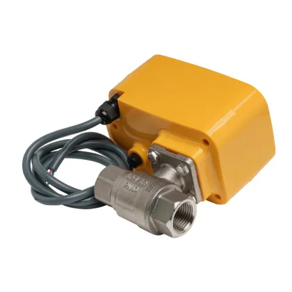 Кран 1/2" з електроприводом Koer KR.S1502-3 12В SUS (KR5568) — Photo 3
