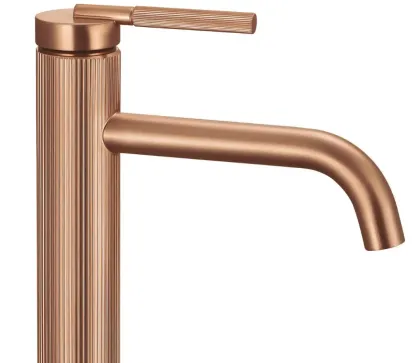 Змішувач для раковини (умивальника) REA ARGON BRUSHED COPPER високий — Photo 3