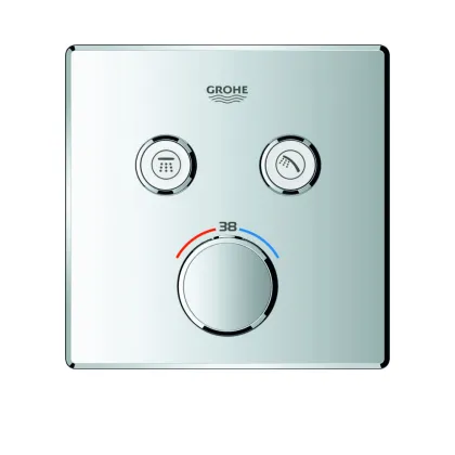 Термостат прихованого монтажу на 2 споживача Grohe Grohtherm SmartControl (29124000) — Photo 2