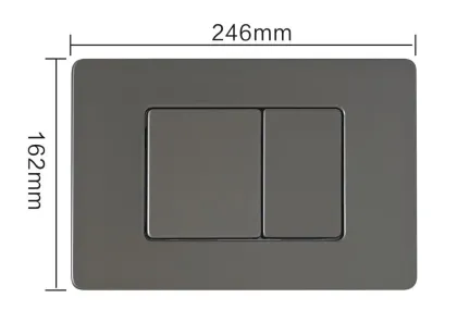 CUBE M панель змиву polished aluminum — Photo 4