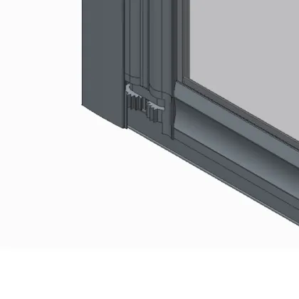Шторки скляні на ванну складні Koer SR BS07-80x140-TR-01 прозоре скло Easy Clean 4мм, хром (KR5948) — Photo 18