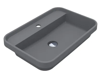 Умивальник OCEAN 600 MIRASTONE GRAY Miraggio