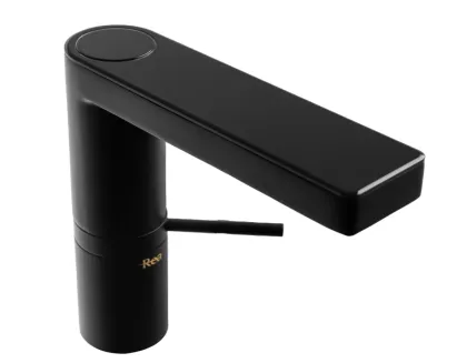Змішувач для раковини (умивальника) REA AMAR LCD BLACK чорний * — Photo 4
