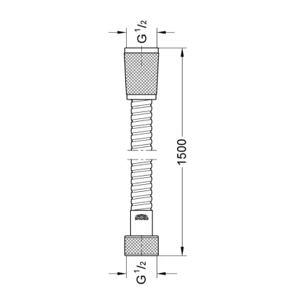Душовий шланг 150 см Grohe Relexaflex (45973000) — Photo 1