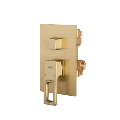 Душова система вбудована KOER KB-66009-12, 3 функції (Колір матове золото) (KR5992) — Photo 3