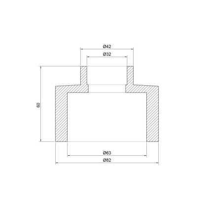 Муфта PPR Thermo Alliance 63х32 — Photo 1