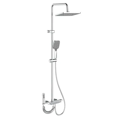 Душова колона зі змішувачем MIXXUS PREMIUM TERRA 029-J (колір хром) (MI8381)
