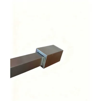 Шторки скляні на ванну розсувні Koer SR BS06-120x150-TR-07 прозоре скло Easy Clean 6мм, графіт (KR5947) — Photo 7