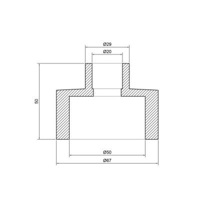 Муфта PPR Thermo Alliance 50х20 — Photo 1