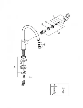 Змішувач для кухні Grohe BauLoop (31368000) — Photo 5