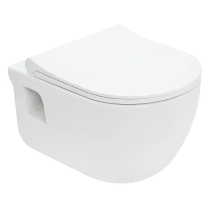 ALTEA Rimless унитаз подвесной (53*35,5*40см, в комплекте с сидением Duroplast Slim slow-closing)