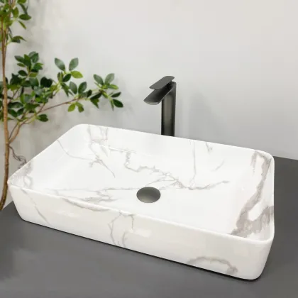 Умивальник (раковина) VBI TRIEST MARBLE накладний — Photo 1