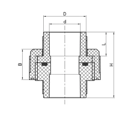 Муфта роз'ємна універсальна Koer K0270.PRO 32 PPR (KP2914) — Photo 1