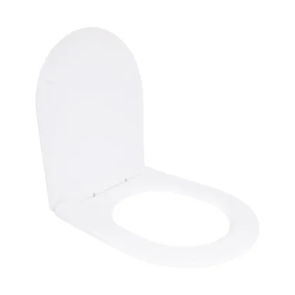 Qtap Сидіння для унітаза (Jay 640, Swan 640) 422x360x30 мм, White, з мікроліфтом, Slim Duroplast, Quick Release QTSC179W48699 — Photo 3