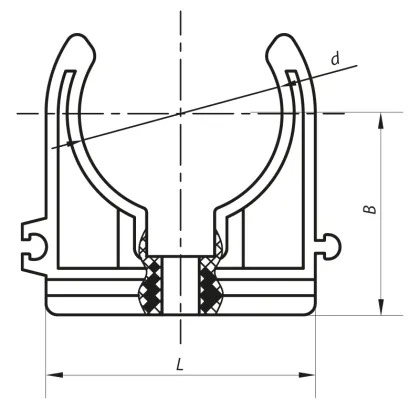 Кріплення для PPR труби 40 Koer K0077.PRO (KP0092) — Photo 2