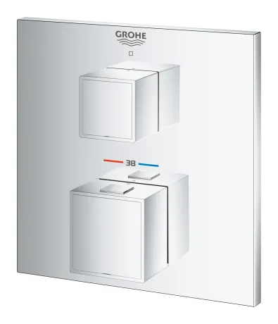 Термостат прихованого монтажу для 1 споживача Grohe Grohtherm Cube (24153000) — Photo 4
