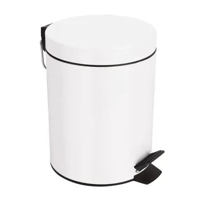 Відро для сміття кругле ZERIX STRONG-MB0103 WHITE 3 л (колір білий) (ZX4622)