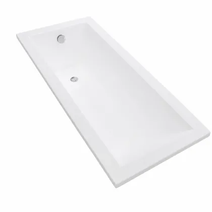 Комплект: вбудована ванна VBI GRAPPA 160x70 + сифон CHROME + ніжки — Photo 3