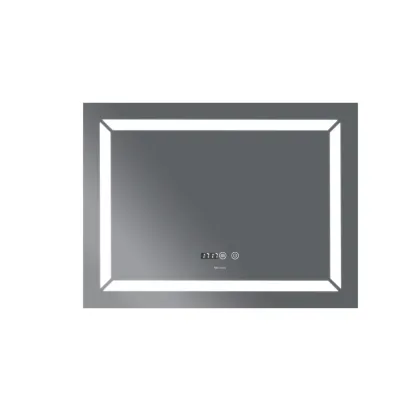 Дзеркало Mixxus LIGHT MR01-70x50 з Led Touch, Anti-fog, димером, регулятором яскравості, годинником (MI6000) — Photo 9