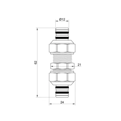Муфта обтискна Icma 16 №530 — Photo 1