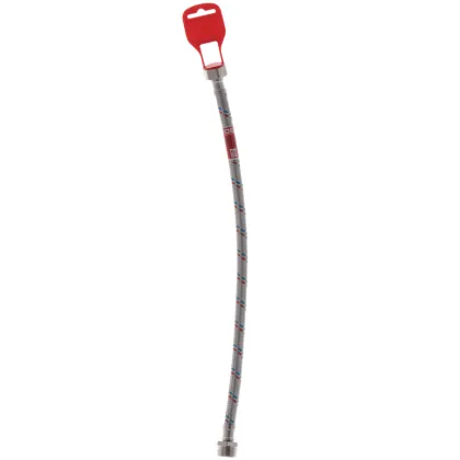 Гнучкий шланг для підключення води гайка 1/2'' - Штуцер 1/2'' (40 см) Koer — Photo 2