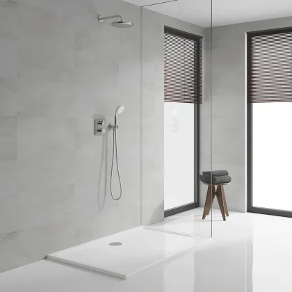 Душова система прихованого монтажу з термостатом Grohe Grohtherm Convent. Concealed (34729000) — Photo 1