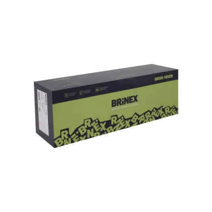 Змішувач для ванни Brinex Pure 005 з довгим поворотним виливом (з душовим гарнітуром) Nickel BRIPUR005NKL — Photo 7