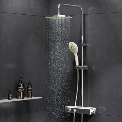 Душова система ShowerSpot з термостатом AM.PM F0750A400 Inspire 2.0 — Photo 1