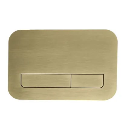 Панель змиву Koer KT-0609-12 240x160x7mm пластикова, лінійна (матове золото) — Photo 3