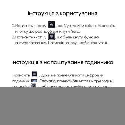 Дзеркало Qtap Mideya 800х700 з LED-підсвічуванням Touch, з антизапотіванням, з димером, рег. яскравості Reverse QT2078NCF8070W — Photo 3