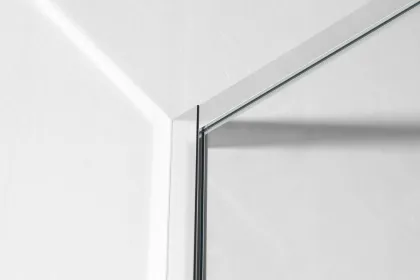 IMPRESE душевая стенка WALK-IN с профилем и держателем, 110*200см, хром, стекло прозрачное — Photo 2