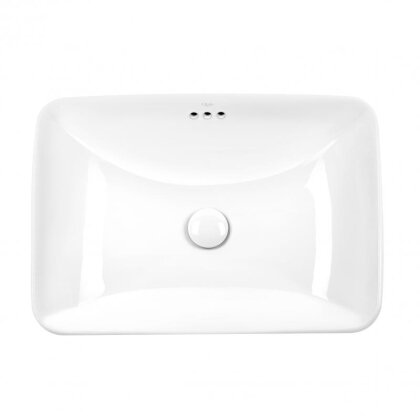 Раковина Qtap Jay 590х410х155 White з донним клапаном QT0711K425W