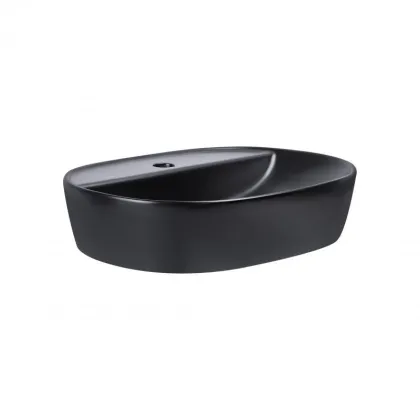 Раковина-чаша Qtap Scorpio 505х385х120 Matt black QT142202MBMBN — Photo 3