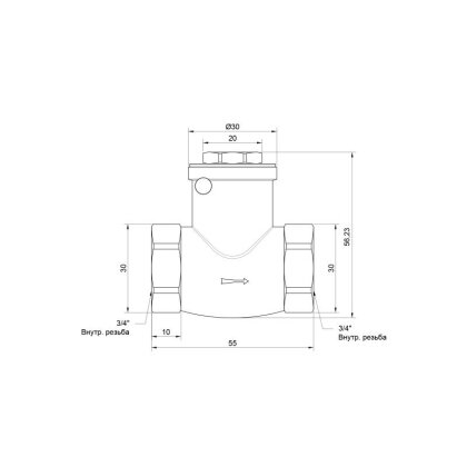 Зворотній клапан SD Plus 3/4&quot; SD242W20 — Photo 1