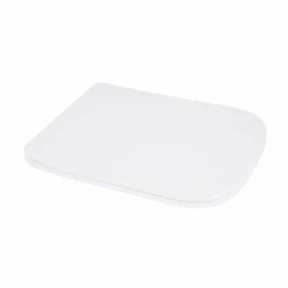 Сидіння для унітаза підлогового (Aries) 445×360×30 мм, White, з мікроліфтом? Slim Duroplast, Quick Release QT03228302W3 Qtap