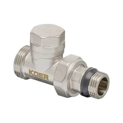 Комплект для підключення радіатора Koer SET-15 - 1/2"x3/4" (прямий) з термоголовкою ЗЗ (KR3180) — Photo 3