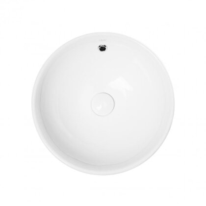 Раковина-чаша Qtap Robin 410х410х180 White з донним клапаном QT1311A004W