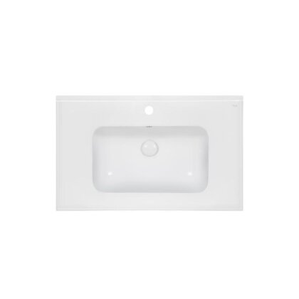 Раковина Qtap Albatross E49 800х490х200 White з донним клапаном QT01119080E49W