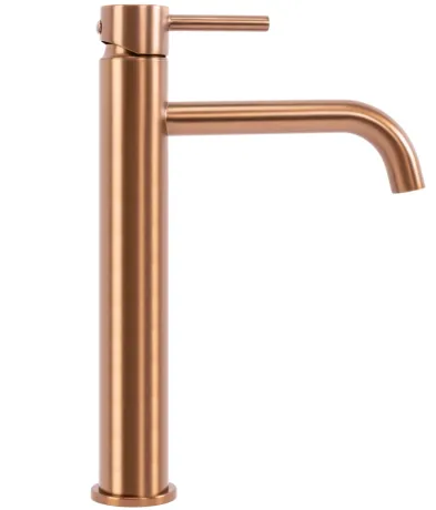 Змішувач для раковини (умивальника) REA LUNGO BRUSHED COPPER високий — Photo 2
